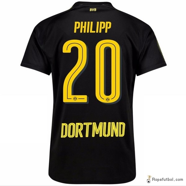 Camiseta Borussia Dortmund Replica Segunda Ropa Phillipp 2017/18